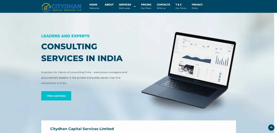 Citydhan — Web Application by Weblinks Software Solutions