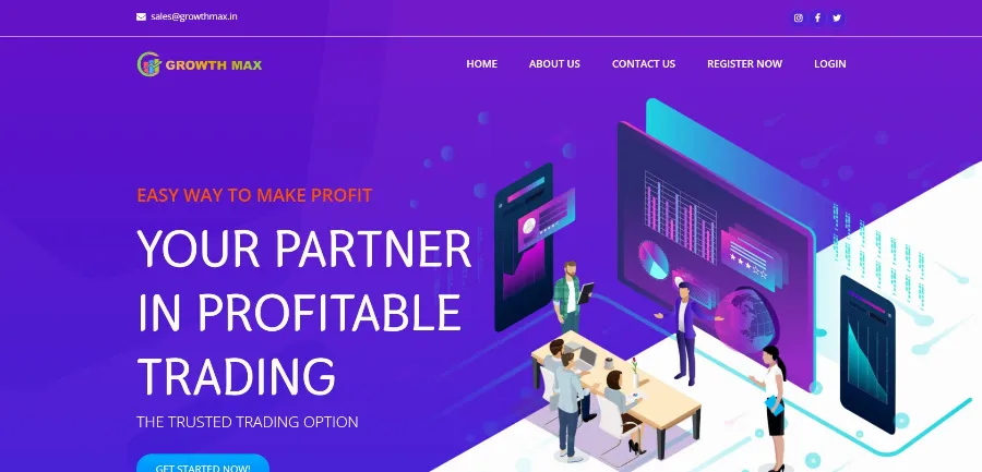 Growth Max — Web Application by Weblinks Software Solutions